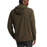 Howler Bros 01. MENS APPAREL - MENS HOODIES|SWEATERS - MENS PO HOODY Men's Palo Duro Grid Fleece Hoodie DEEP WOODS