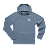 Howler Bros 01. MENS APPAREL - MENS HOODIES|SWEATERS - MENS PO HOODY Men's Palo Duro Grid Fleece Hoodie MIRAGE BLUE