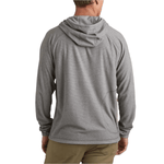 Howler Bros 01. MENS APPAREL - MENS HOODIES|SWEATERS - MENS PO HOODY Men's Palo Duro Grid Fleece Hoodie DEEP GREY HEATHER