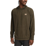 Howler Bros 01. MENS APPAREL - MENS HOODIES|SWEATERS - MENS PO HOODY Men's Palo Duro Grid Fleece Hoodie DEEP WOODS