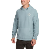 Howler Bros 01. MENS APPAREL - MENS HOODIES|SWEATERS - MENS PO HOODY Men's Palo Duro Grid Fleece Hoodie MOUNTAIN GRID | IRON BLUE