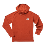 Howler Bros 01. MENS APPAREL - MENS HOODIES|SWEATERS - MENS PO HOODY Men's Palo Duro Grid Fleece Hoodie CINNAMON