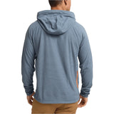 Howler Bros 01. MENS APPAREL - MENS HOODIES|SWEATERS - MENS PO HOODY Men's Palo Duro Grid Fleece Hoodie MIRAGE BLUE