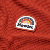 Howler Bros 01. MENS APPAREL - MENS HOODIES|SWEATERS - MENS PO HOODY Men's Palo Duro Grid Fleece Hoodie CINNAMON
