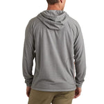 Howler Bros 01. MENS APPAREL - MENS HOODIES|SWEATERS - MENS PO HOODY Men's Palo Duro Grid Fleece Hoodie DEEP GREY HEATHER