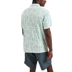 Howler Bros 01. MENS APPAREL - MENS SS SHIRTS - MENS SS POLO Men's Plusherman Terry Polo LEAFY IDOLS | MINTY