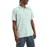 Howler Bros 01. MENS APPAREL - MENS SS SHIRTS - MENS SS POLO Men's Plusherman Terry Polo LEAFY IDOLS | MINTY