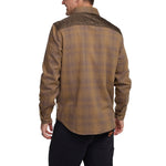 Howler Bros 01. MENS APPAREL - MENS LS SHIRTS - MENS LS BUTTON UP Men's Quintana Quilted Flannel BIG BARRETT PLAID | SWAMP