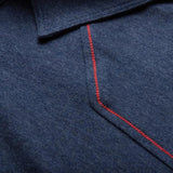 Howler Bros 01. MENS APPAREL - MENS SS SHIRTS - MENS SS POLO Men's Ranchero Polo INDIGO HEATHER