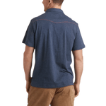 Howler Bros 01. MENS APPAREL - MENS SS SHIRTS - MENS SS POLO Men's Ranchero Polo INDIGO HEATHER