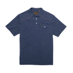 Howler Bros 01. MENS APPAREL - MENS SS SHIRTS - MENS SS POLO Men's Ranchero Polo INDIGO HEATHER