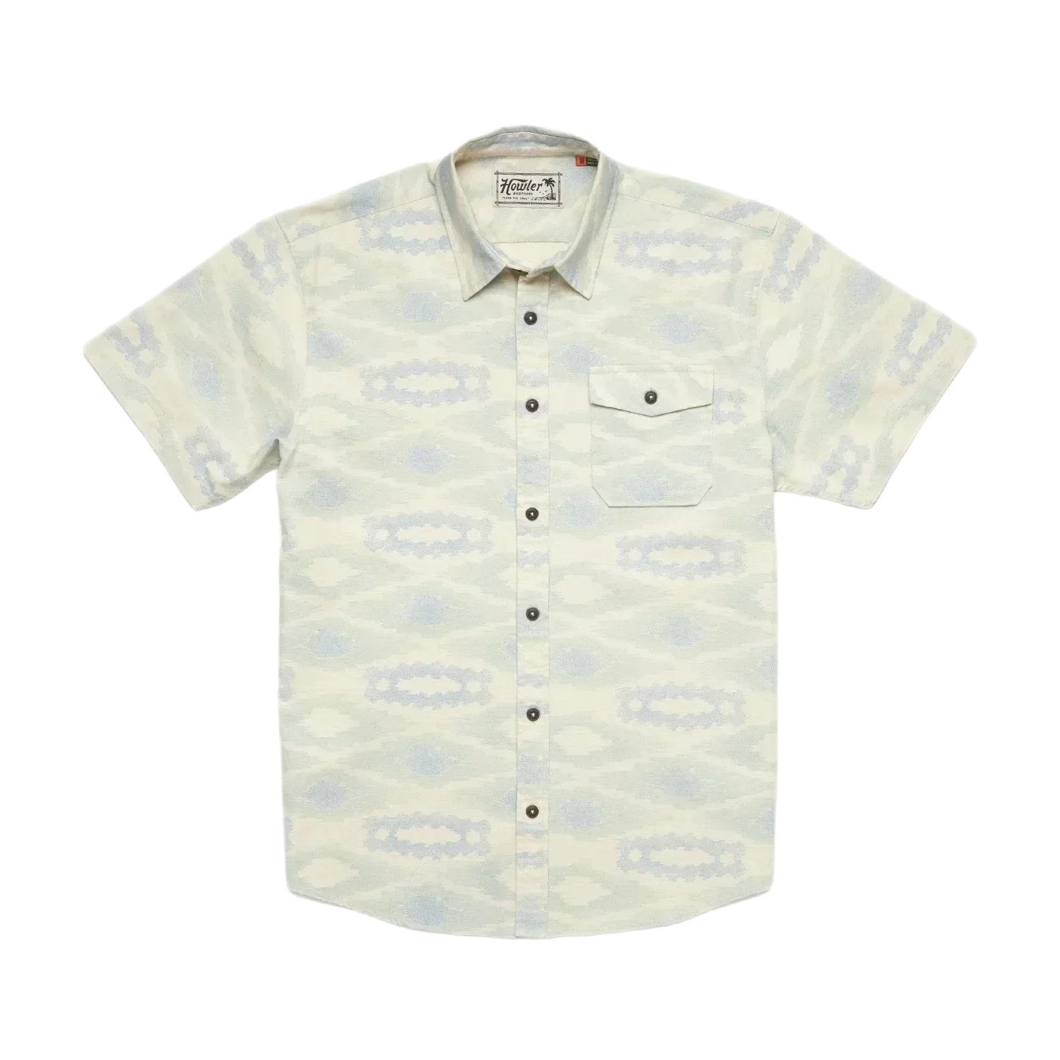 Howler Bros 01. MENS APPAREL - MENS SS SHIRTS - MENS SS BUTTON UP Men's San Gabriel Short Sleeve TAKI| BONE WHITE