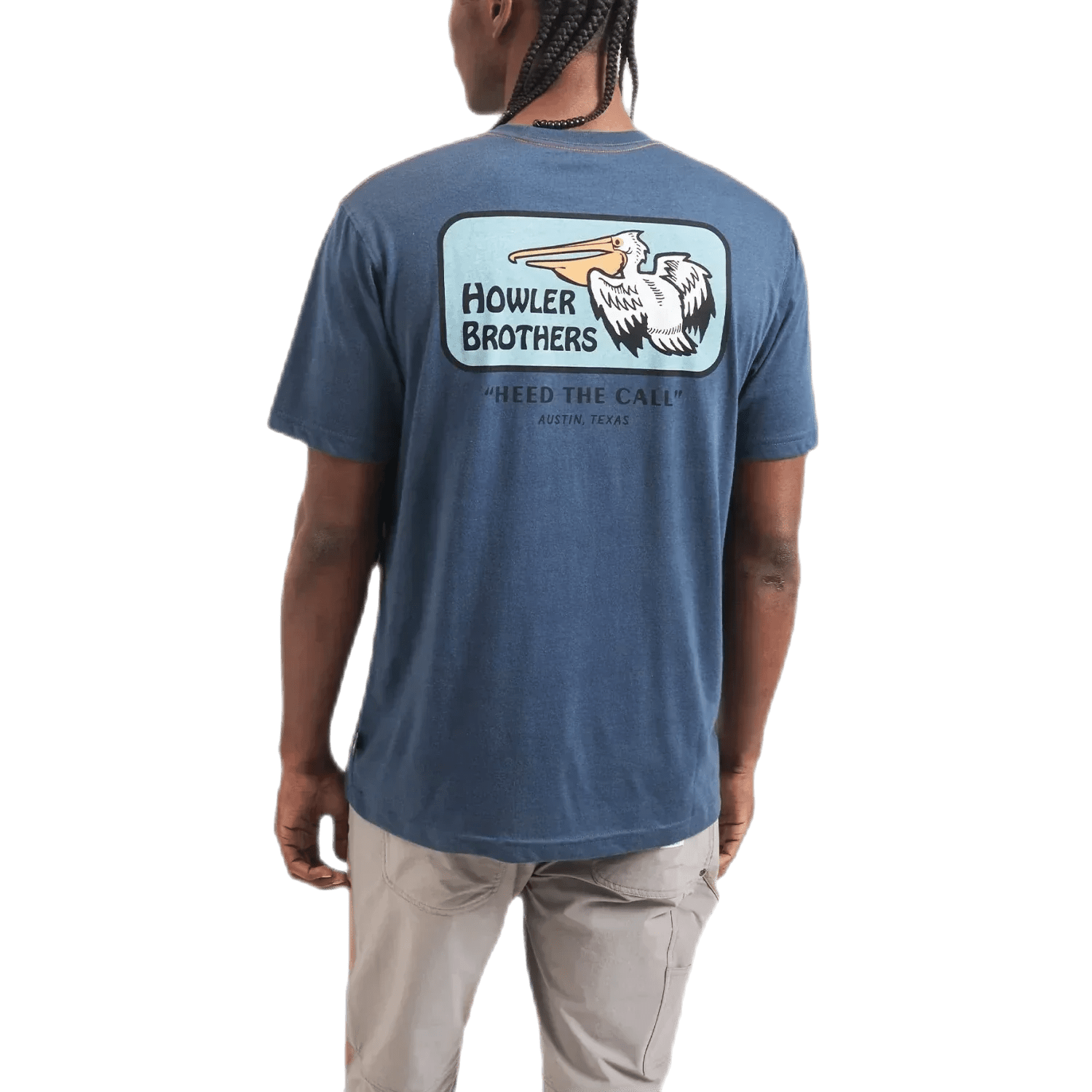 Howler Bros 01. MENS APPAREL - MENS T-SHIRTS - MENS T-SHIRT SS Men's Select Tee PELICAN BADGE | KEY LARGO