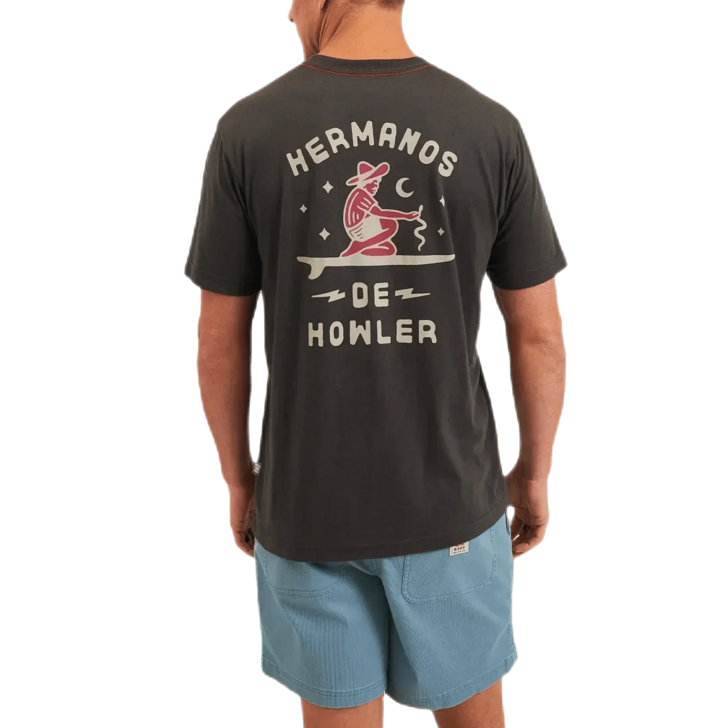 Howler Bros 01. MENS APPAREL - MENS T-SHIRTS - MENS T-SHIRT SS Men's Select Tee OCEAN OFFERINGS | ANTIQUE BLACK