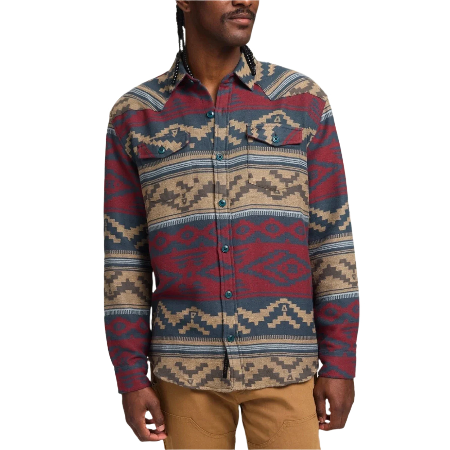 Howler Bros 01. MENS APPAREL - MENS LS SHIRTS - MENS LS BUTTON UP Men's Sheridan Long Sleeve TERRANOVA | PAMPAS