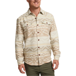 Howler Bros 01. MENS APPAREL - MENS LS SHIRTS - MENS LS BUTTON UP Men's Sheridan Long Sleeve TERRANOVA | BONE