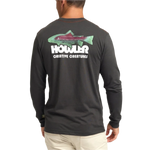 Howler Bros 01. MENS APPAREL - MENS T-SHIRTS - MENS T-SHIRT LS Men's Trucha Long Sleeve T-Shirt TRUCHA | ANTIQUE BLACK