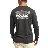 Howler Bros 01. MENS APPAREL - MENS T-SHIRTS - MENS T-SHIRT LS Men's Trucha Long Sleeve T-Shirt TRUCHA | ANTIQUE BLACK