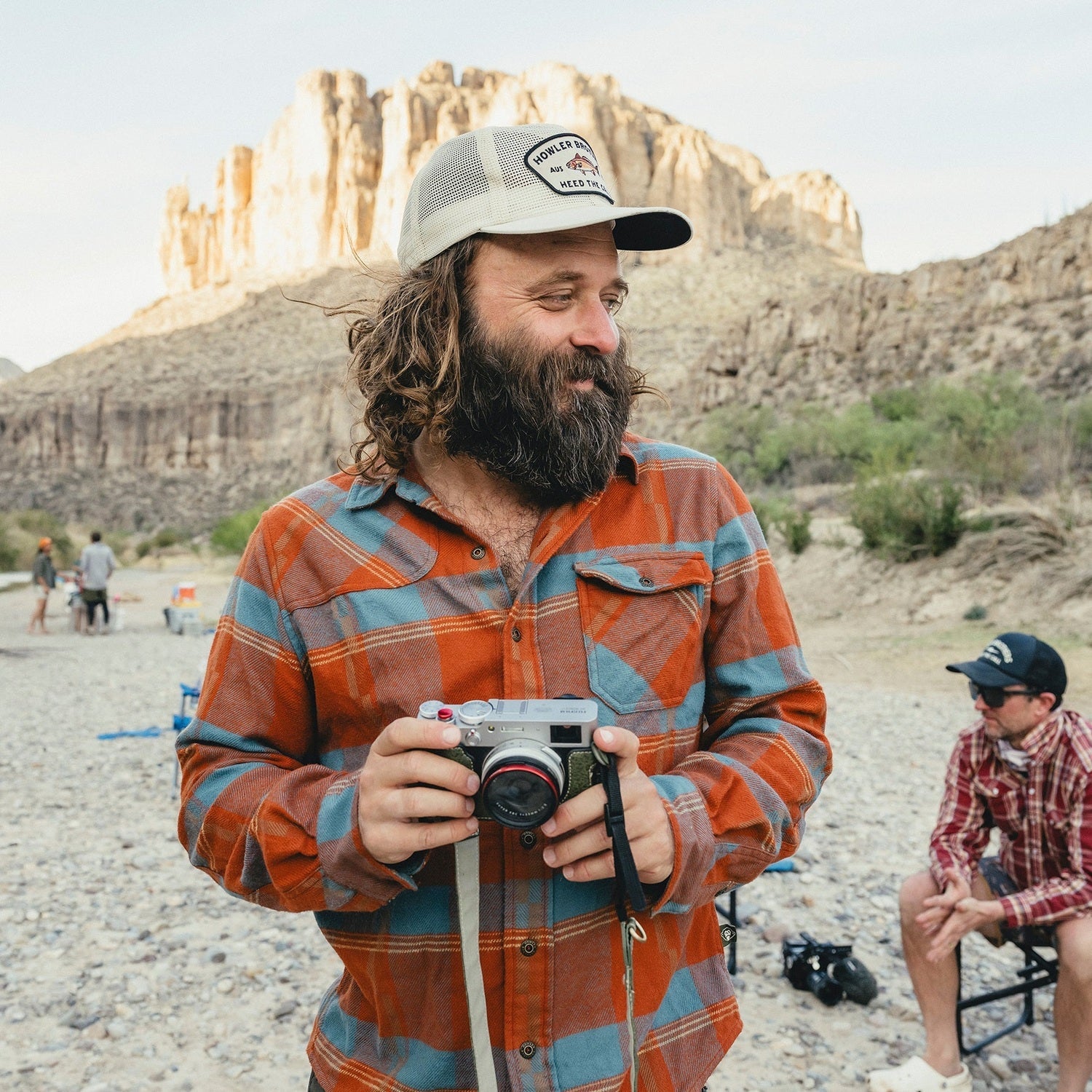 Howler Bros 11. HATS - HATS BILLED - HATS BILLED Unstructured Snapback Hat FEEDSTORE | REDFISH | OFF WHITE OS