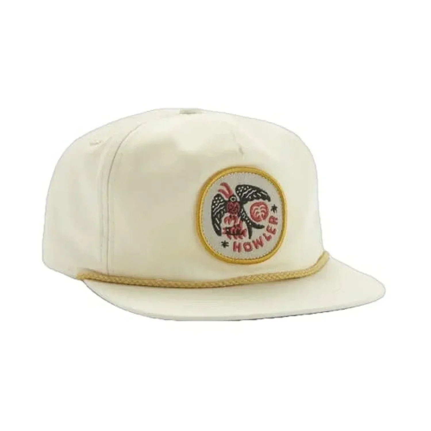 Howler Bros 11. HATS - HATS BILLED - HATS BILLED Unstructured Snapback Hat FRIGATE BADGE | OFF WHITE One Size