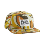 Howler Bros 11. HATS - HATS BILLED - HATS BILLED Unstructured Snapback Hat MONSTERA MASH | CITRON One Size