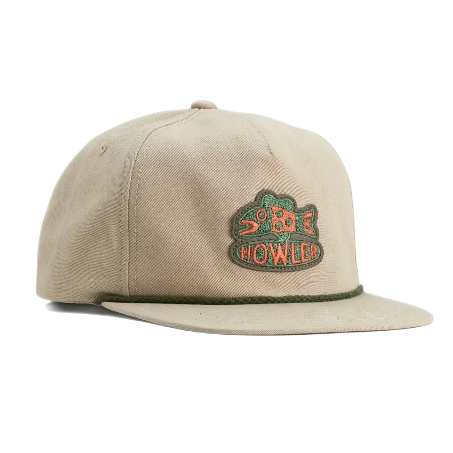 Howler Bros 11. HATS - HATS BILLED - HATS BILLED Unstructured Snapback Hat SOMETHING FISHY | KHAKI OS