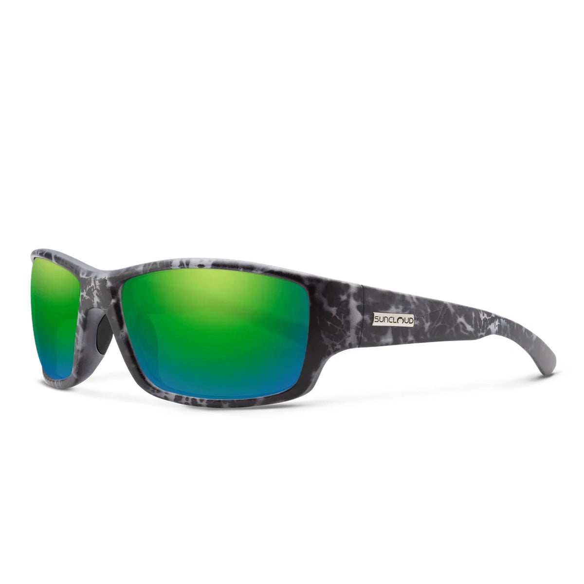Hull Suncloud Optics - MATTE STONEFISH / POLARIZED GREEN