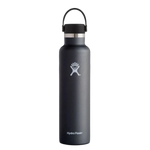 Hydro Flask 08. DRINKWARE - WATER BOTTLES - WATER BOTTLES 24 oz Standard Mouth BLACK