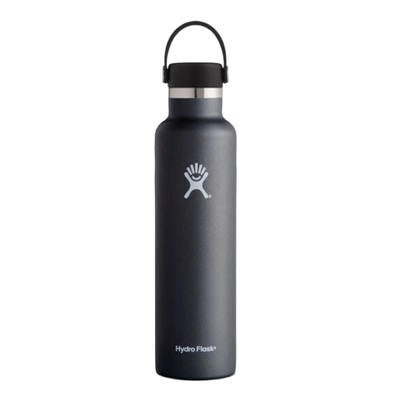 Hydro Flask 08. DRINKWARE - WATER BOTTLES - WATER BOTTLES 24 oz Standard Mouth BLACK