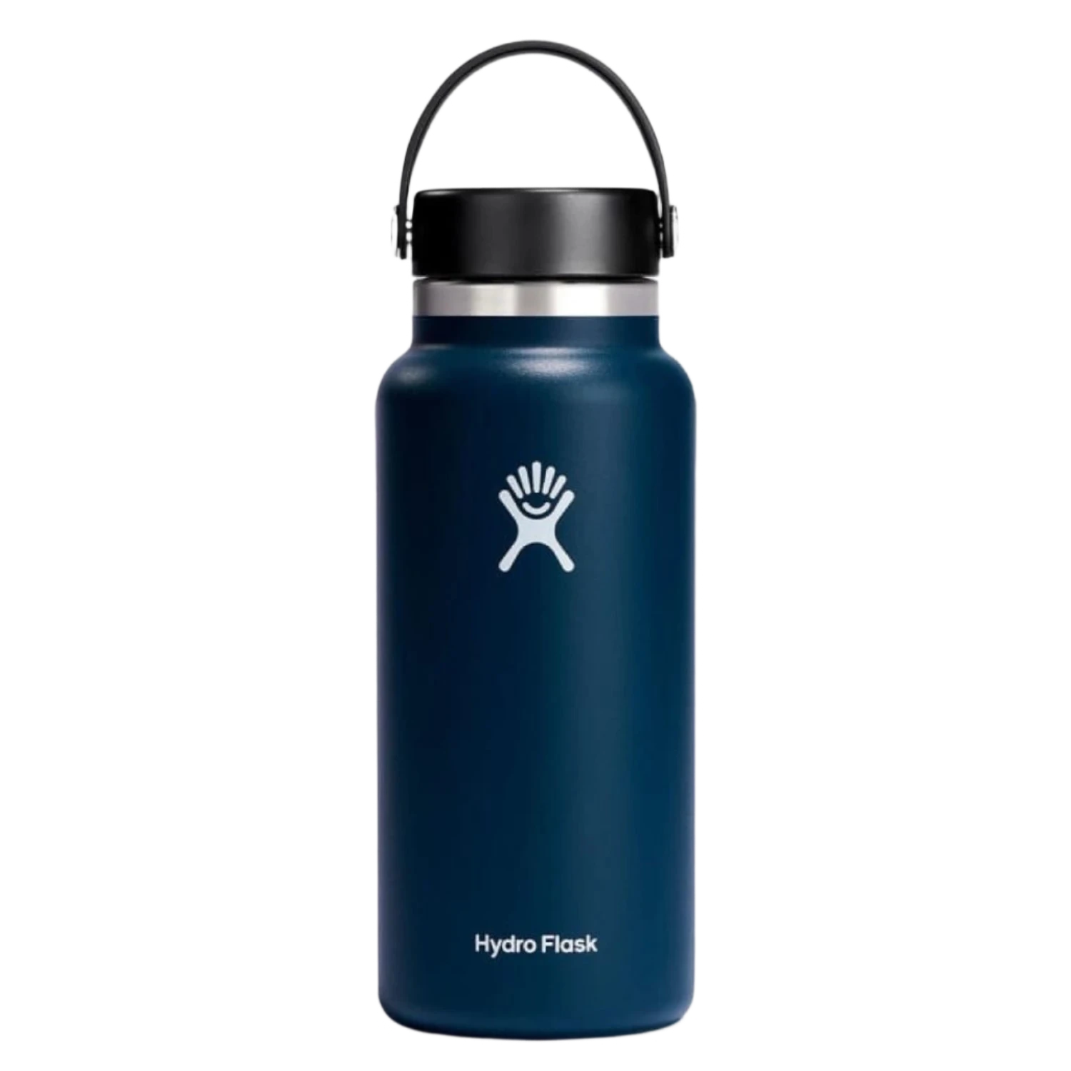 Hydro Flask 08. DRINKWARE - WATER BOTTLES - WATER BOTTLES 32 oz Wide Mouth 2.0 with Flex Cap INDIGO