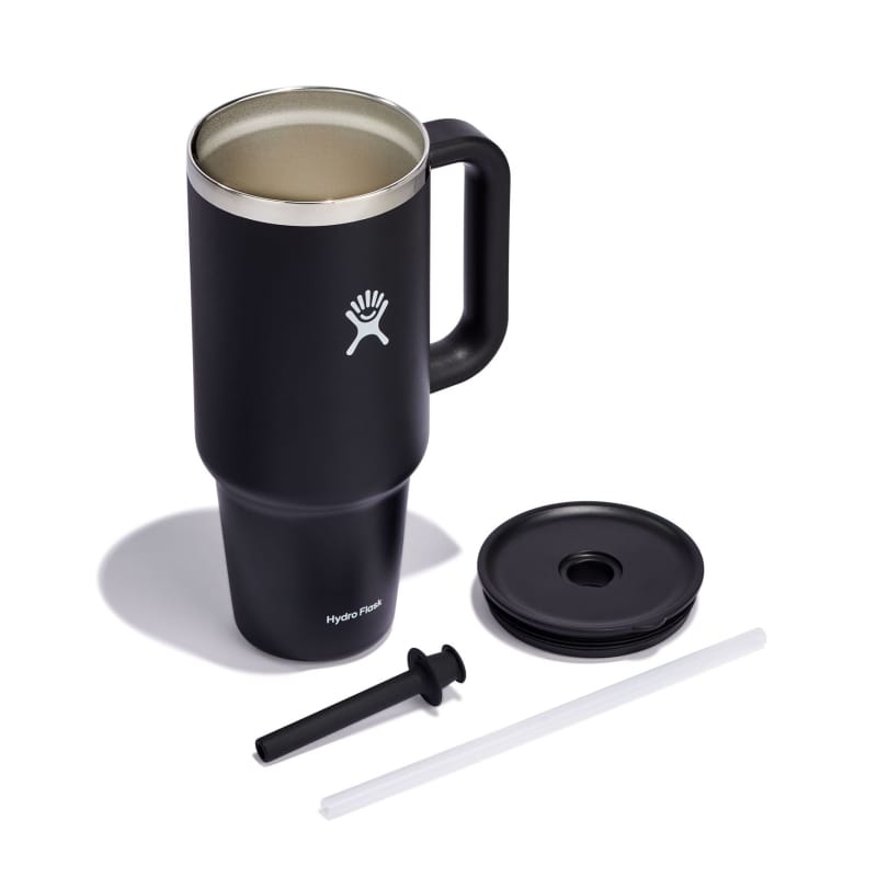 Hydro Flask 17. CAMPING ACCESS - HYDRATION All Around Travel Tumbler 40 oz BLACK