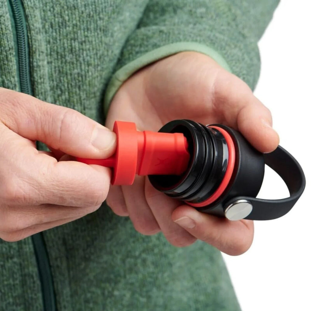 Standard Mouth Flex Straw Cap Hydro Flask - BLACK
