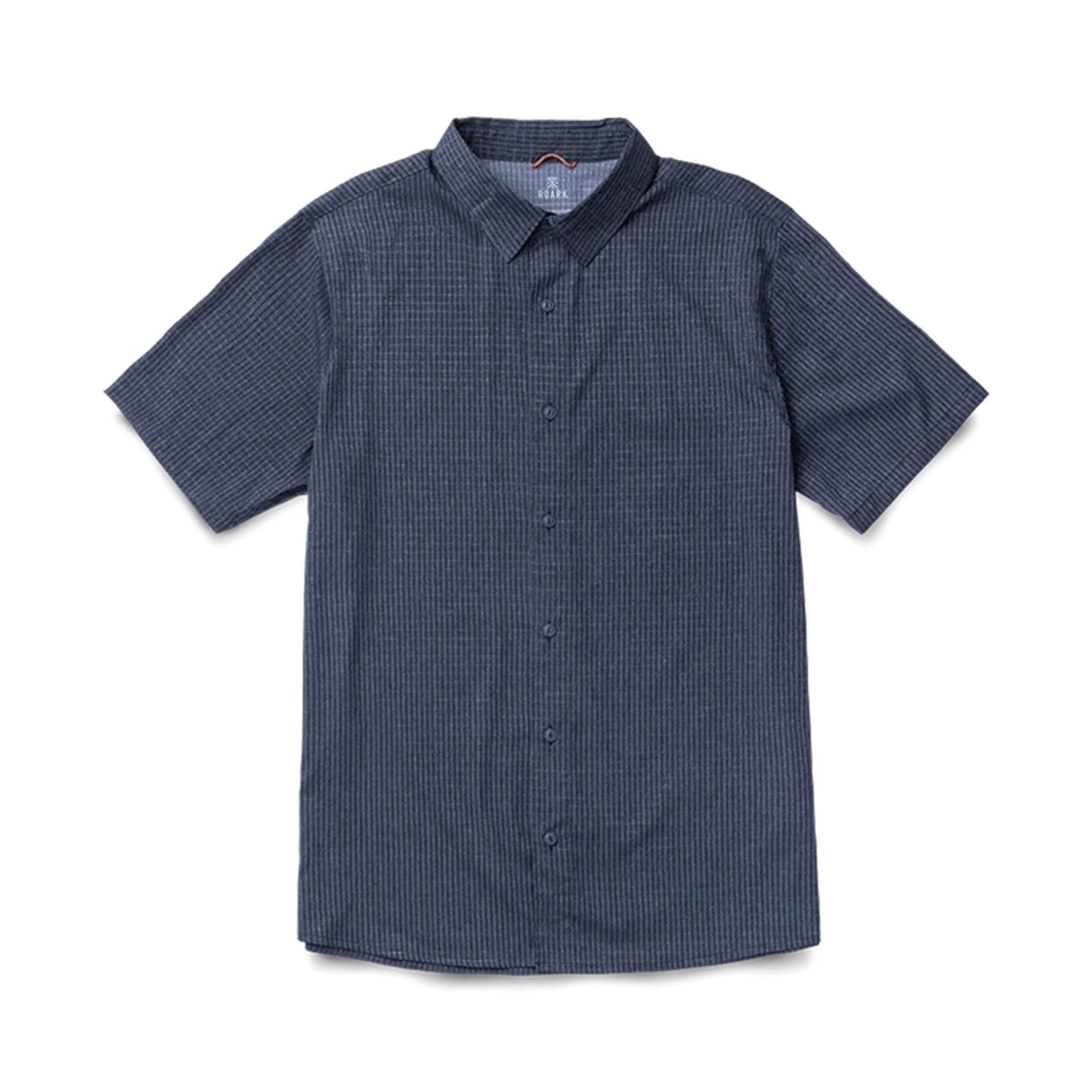 Roark 01. MENS APPAREL - MENS SS SHIRTS - MENS SS BUTTON UP Men's Bless Up Breathable Stretch Shirt NV2 NAVY 2