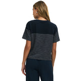 Z Supply 02. WOMENS APPAREL - WOMENS SS SHIRTS - WOMENS SS CASUAL Women's Harbor Striped Shirt ECP ECLIPSE
