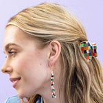 INK + ALLOY GIFTS|ACCESSORIES - WOMENS ACCESSORIES - WOMENS JEWELRY Gia Hair Clip Petite MULTI-COLOR CHECK