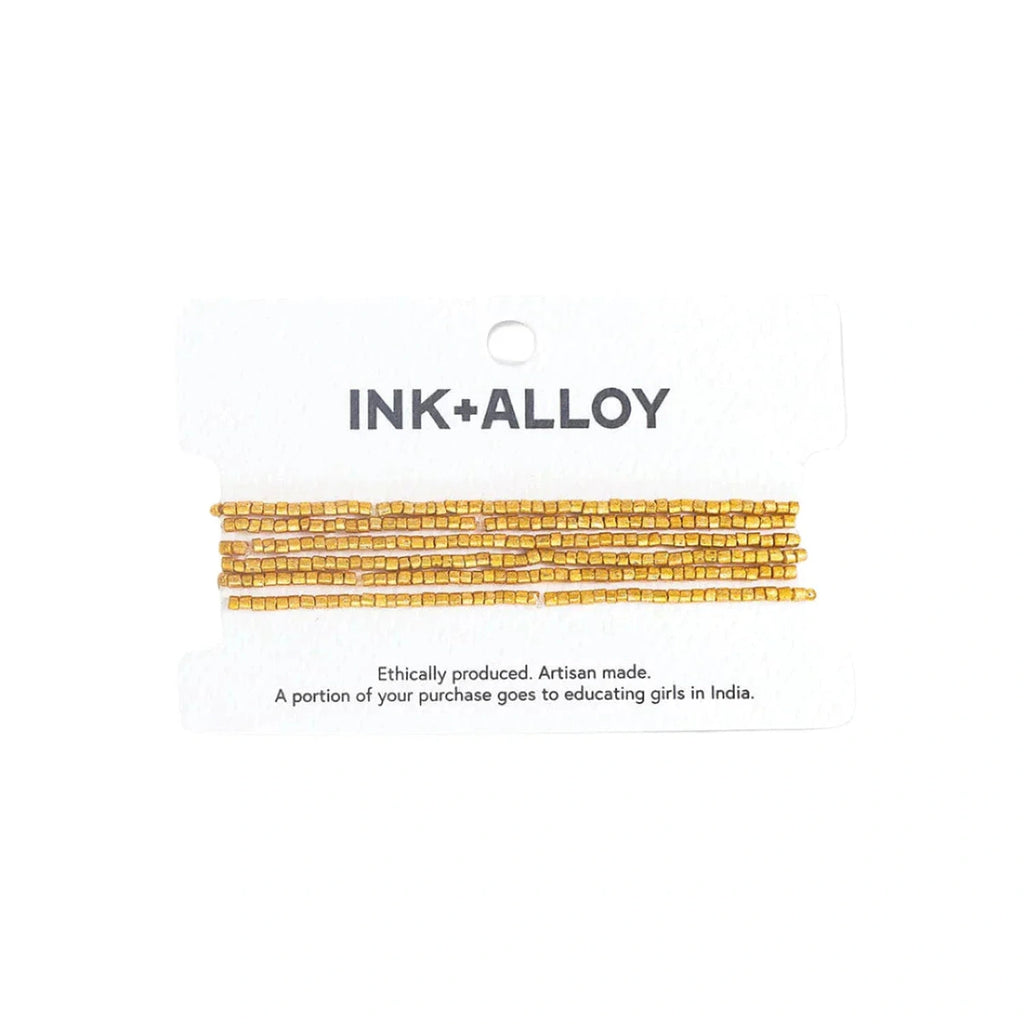 Macy 6 Strand Ink + Alloy - GOLD