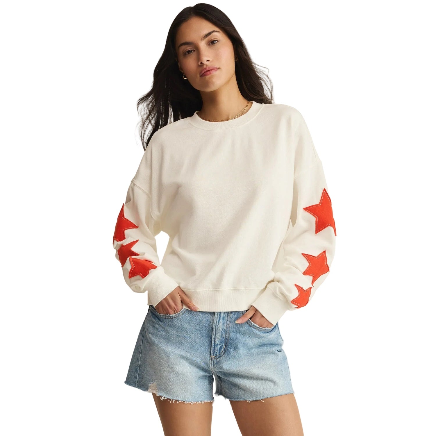 Women’s Stars First Date Sweatshirt Z Supply - SSA SEA SALT