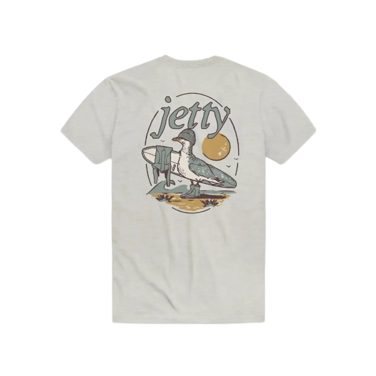 Jetty 01. MENS APPAREL - MENS T-SHIRTS - MENS T-SHIRT SS Men's Gull Tee HEATHER GREY