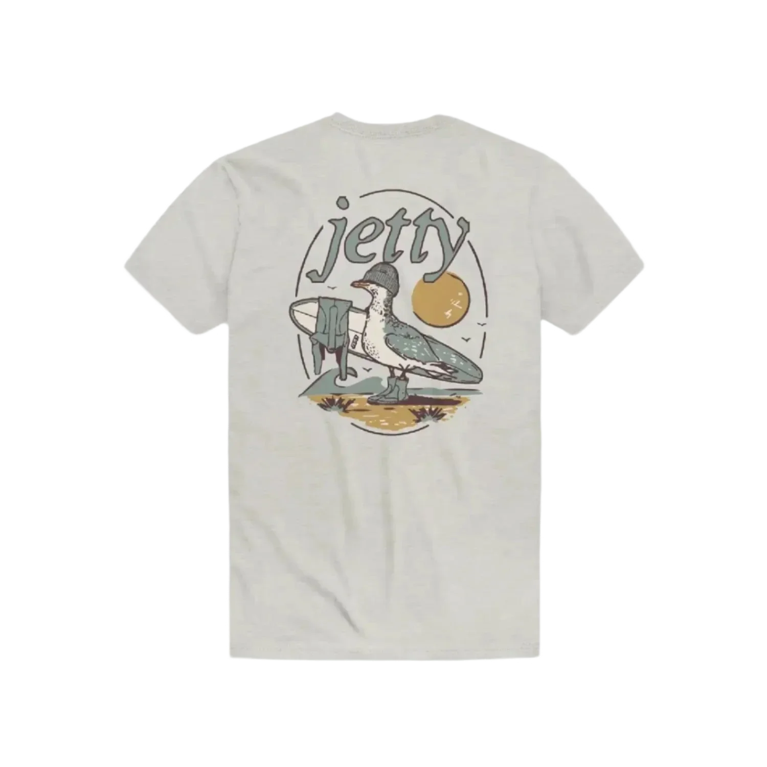 Jetty 01. MENS APPAREL - MENS T-SHIRTS - MENS T-SHIRT SS Men's Gull Tee HEATHER GREY