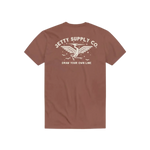 Jetty 01. MENS APPAREL - MENS T-SHIRTS - MENS T-SHIRT SS Men's Heron Tee BROWN