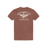 Jetty 01. MENS APPAREL - MENS T-SHIRTS - MENS T-SHIRT SS Men's Heron Tee BROWN