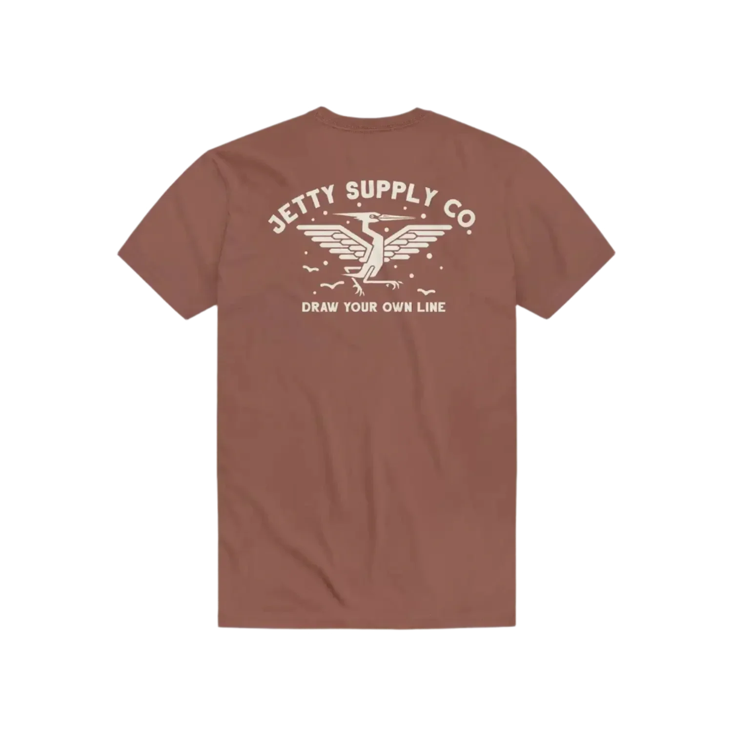 Jetty 01. MENS APPAREL - MENS T-SHIRTS - MENS T-SHIRT SS Men's Heron Tee BROWN