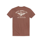 Jetty 01. MENS APPAREL - MENS T-SHIRTS - MENS T-SHIRT SS Men's Heron Tee BROWN