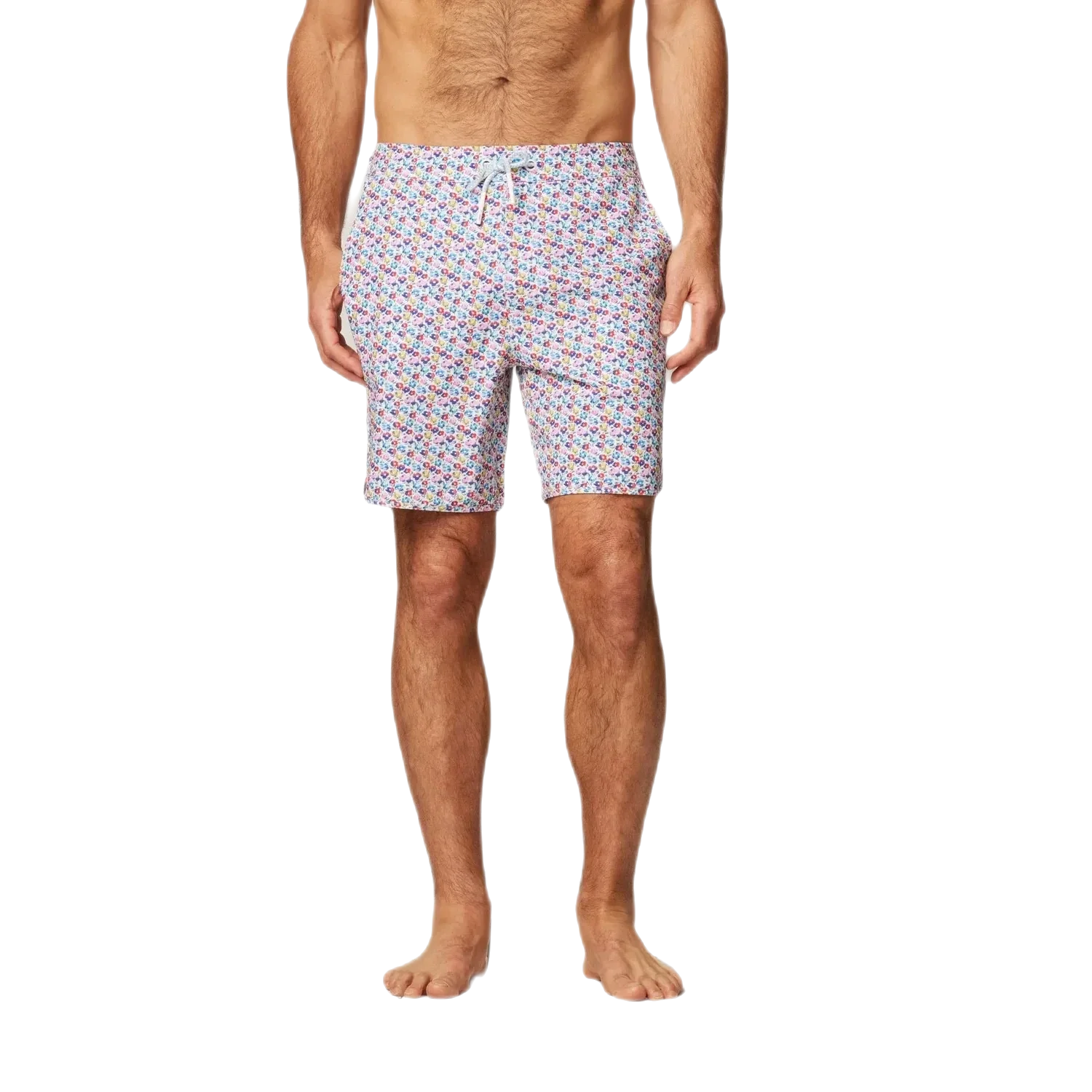 johnnie-O 01. MENS APPAREL - MENS SHORTS - MENS SHORTS SWIM Belfaire Half Elastic 7" Surf Shorts BAHAMA MAMA