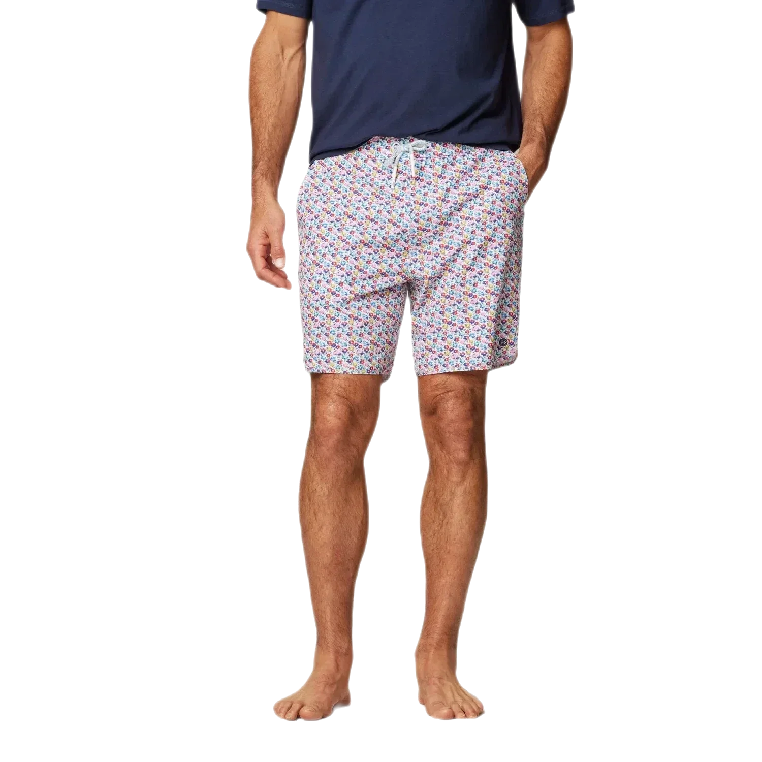 johnnie-O 01. MENS APPAREL - MENS SHORTS - MENS SHORTS SWIM Belfaire Half Elastic 7" Surf Shorts BAHAMA MAMA