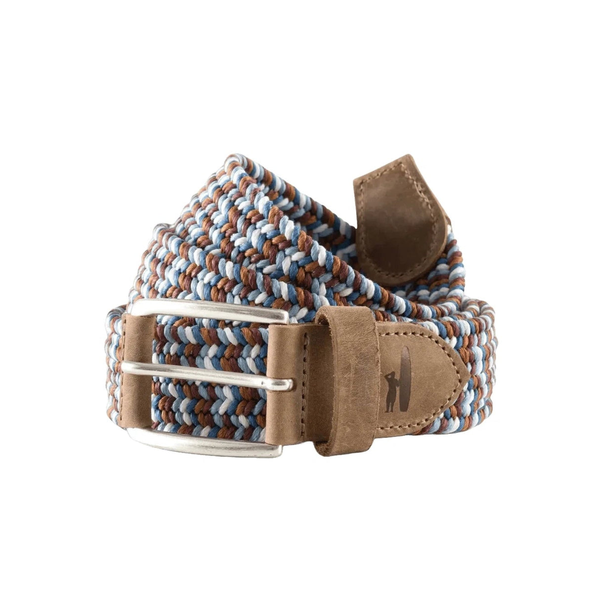Cotton Stretch Belt johnnie-O - BROWN/BLUE / S