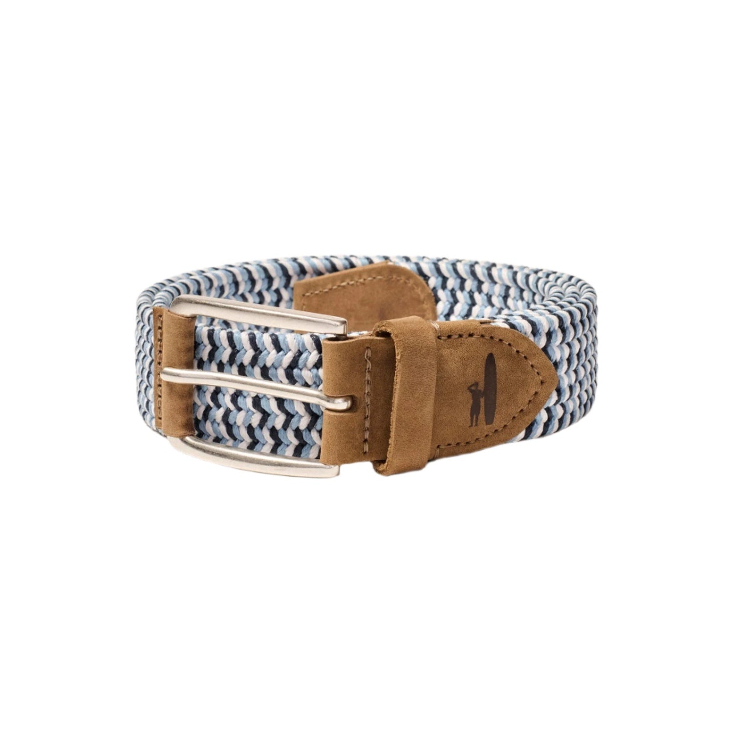 johnnie-O 10. GIFTS|ACCESSORIES - MENS ACCESSORIES - MENS BELTS Cotton Stretch Belt LIGHT BLUE|NAVY