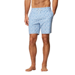 johnnie-O 01. MENS APPAREL - MENS SHORTS - MENS SHORTS SWIM Galley Half Elastic 7" Surf Shorts GULF BLUE