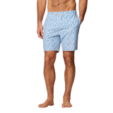 johnnie-O 01. MENS APPAREL - MENS SHORTS - MENS SHORTS SWIM Galley Half Elastic 7" Surf Shorts GULF BLUE