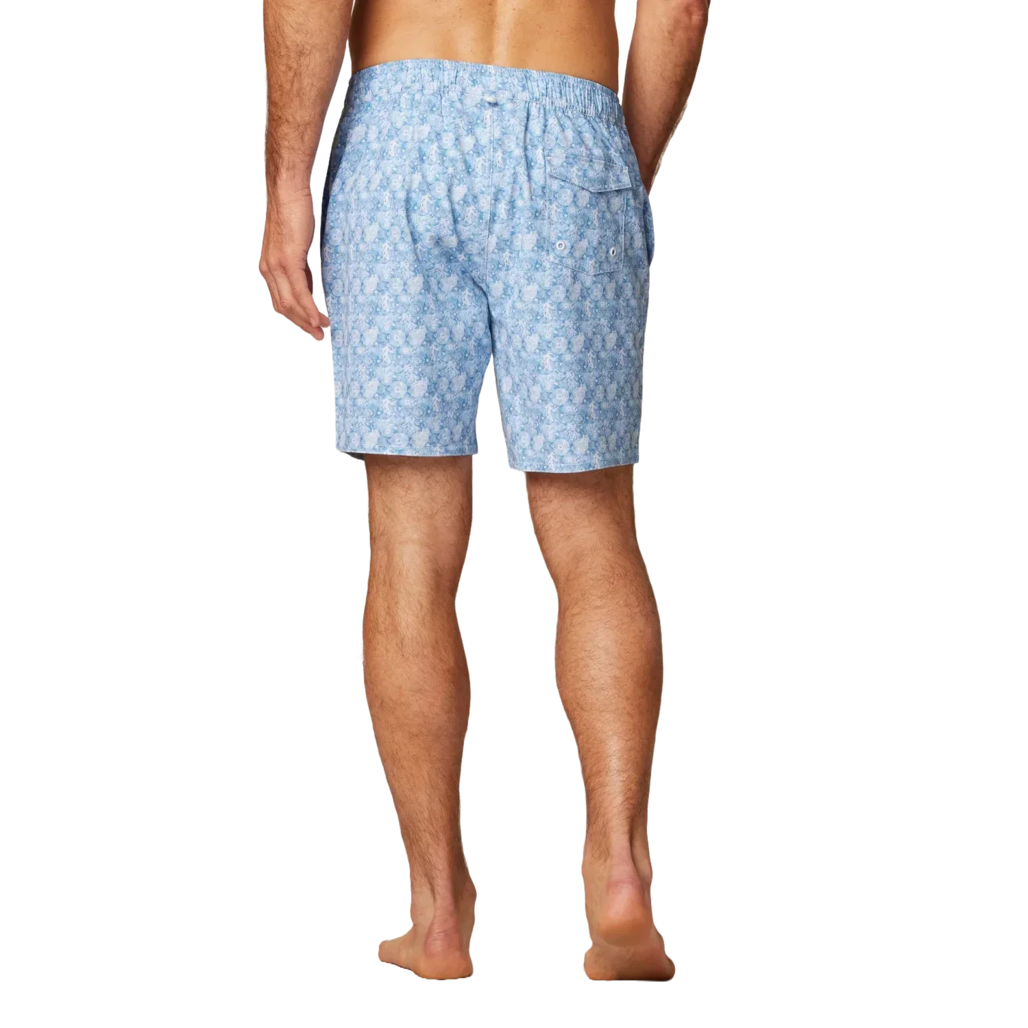 johnnie-O 01. MENS APPAREL - MENS SHORTS - MENS SHORTS SWIM Galley Half Elastic 7" Surf Shorts GULF BLUE